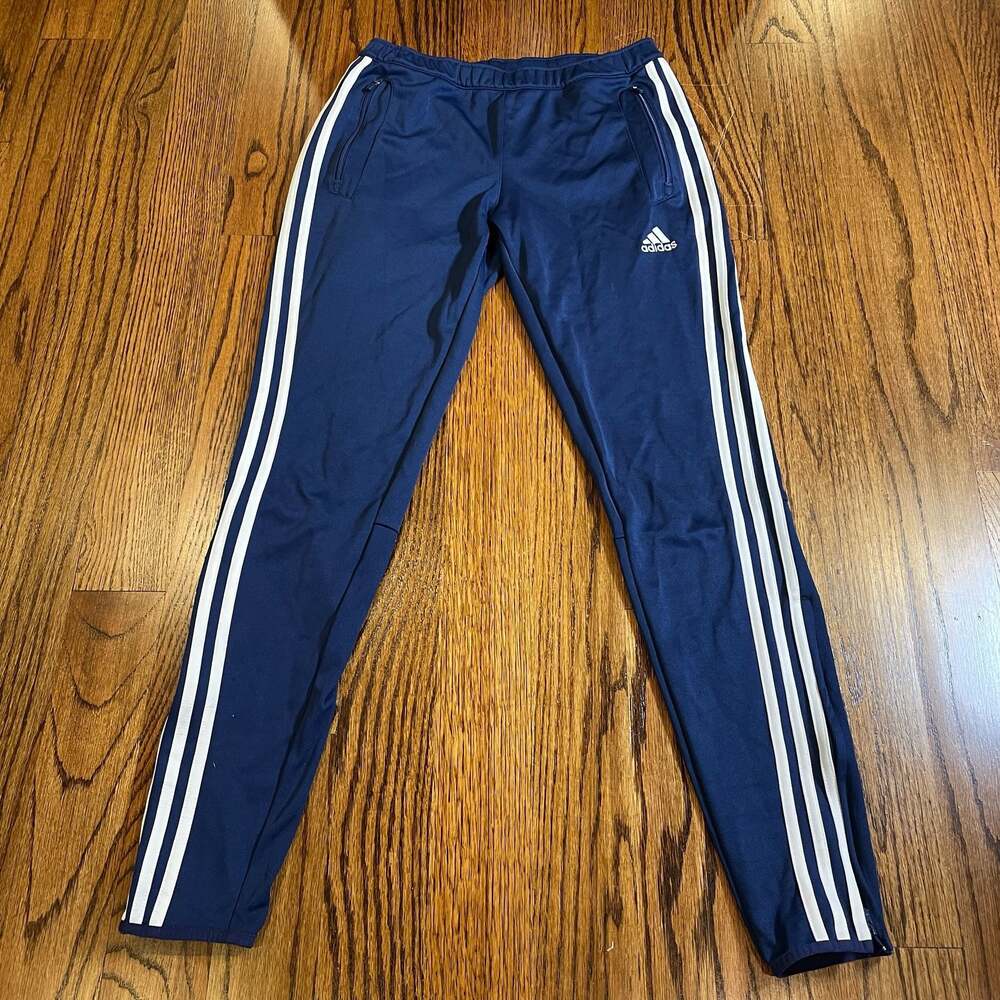 Adidas Climacool 3-Stripe Track Pants Navy Blue Size Small